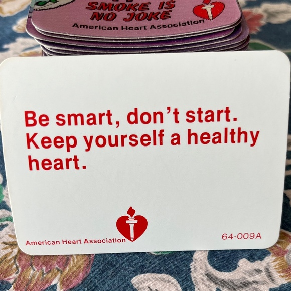 59 American Heart Association Lenticular Cards- Smoke Is No Joke-Vintage Cards - Picture 4 of 5
